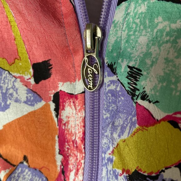 Vintage Lavon Nylon Jacket 80's or 90's - Picture 8 of 10